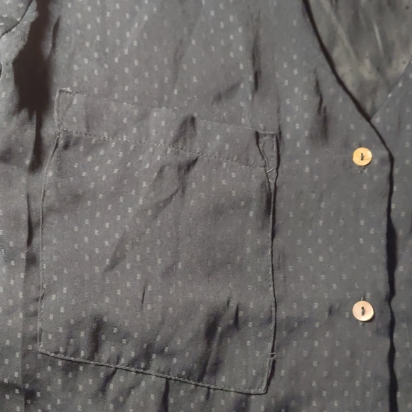 H&M Button Up Long Sleeve Blouse Size US2 - Picture 3 of 6